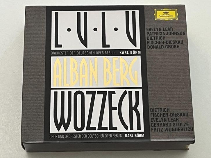 Alban Berg – Lulu / Wozzeck (3-CD), Cd's en Dvd's, Cd's | Klassiek, Gebruikt, Boxset, Ophalen of Verzenden