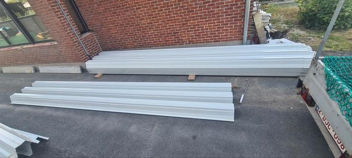 Panneaux en tôle trapézoïdale, Doe-het-zelf en Bouw, Platen en Panelen, Zo goed als nieuw, Ophalen