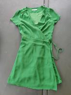 Groene overslagjurk maat S, Kleding | Dames, Ophalen of Verzenden