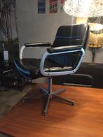 Artifort - zwart lederen - Executieve chairs, Ophalen, Zwart, Zo goed als nieuw, Metaal