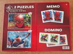Clementoni Spiderman 2 puzzels, Domino, Memo, Ophalen of Verzenden