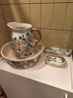 Antieke waskom met toebehoren, Antiek en Kunst, Ophalen