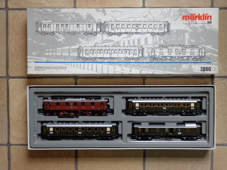 Marklin ho DRG Coffret 2860 Train Rapide., Hobby en Vrije tijd, Modeltreinen | H0, Nieuw, Treinset, Märklin, Ophalen