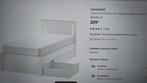 2 Lits Ikea Songesand 90*200, Maison & Meubles, Chambre à coucher | Lits, 90 cm, Enlèvement, 200 cm, Blanc