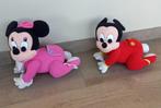 Mickey Mouse & Minnie Mouse Vintage 1995, Ophalen of Verzenden, Mickey Mouse, Gebruikt, Knuffel