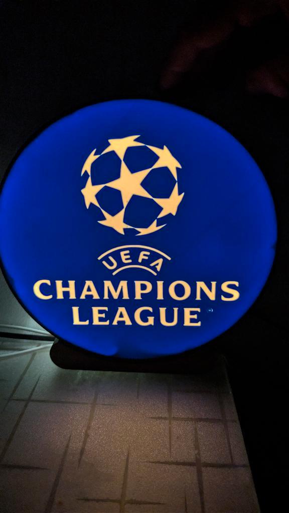 Uefa Champions League Lightbox, Verzamelen, Merken en Reclamevoorwerpen, Nieuw, Lichtbak of (neon) lamp, Ophalen of Verzenden