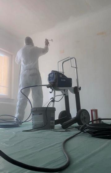 PULVÉRISATEURS DE LATEX POUR NOUVEAUX BÂTIMENTS