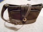 Bruine lederen schoudertas, Handtassen en Accessoires, Tassen | Damestassen, Ophalen of Verzenden, Zo goed als nieuw, Bruin, Handtas