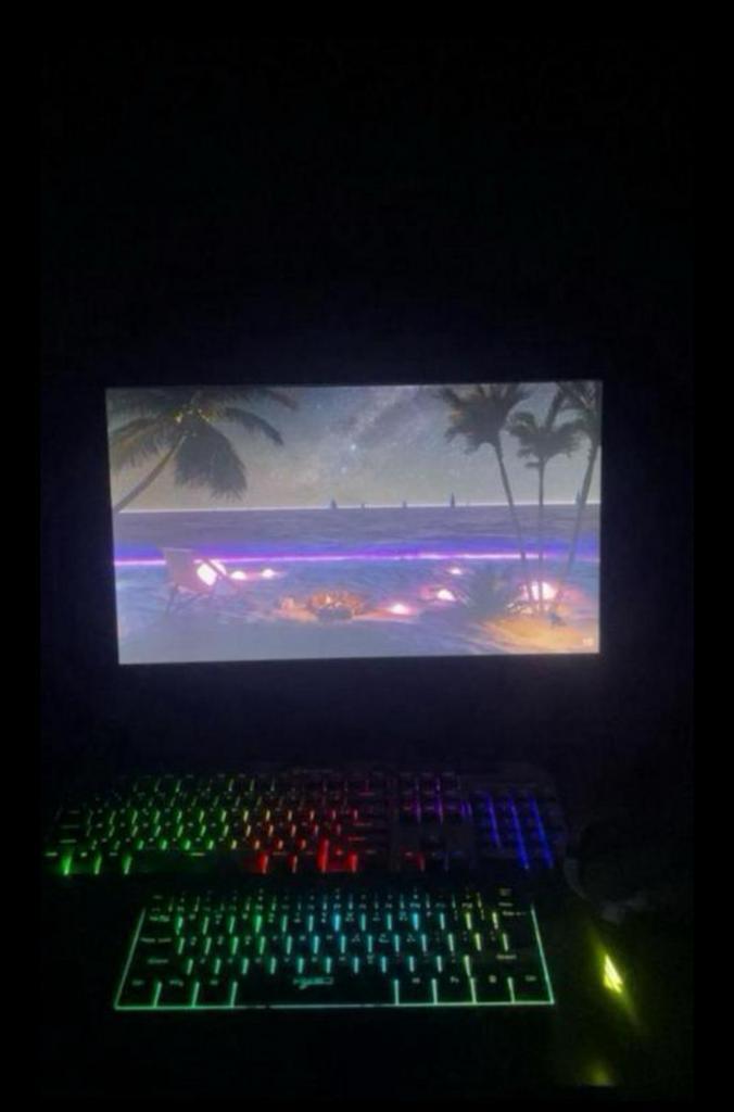 Gaming PC + setup, Computers en Software, Desktop Pc's, Gebruikt, 3 tot 4 Ghz, 16 GB, Met videokaart, Met monitor, Gaming, Ophalen