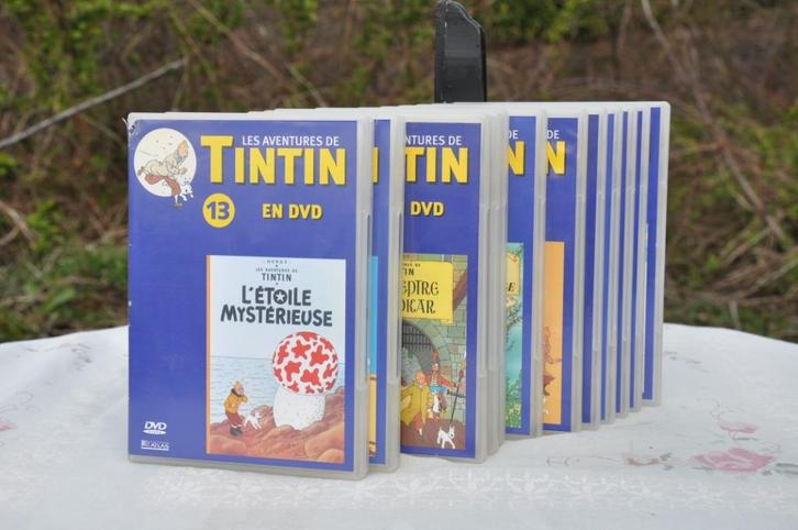 lot de 12 dvd 12 livret 12 carte postal dessin animé tintin, Cd's en Dvd's, Dvd's | Tekenfilms en Animatie, Zo goed als nieuw