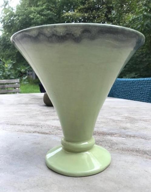 Superbe Vase Art Déco Céramique Faïencerie de Thulin, Antiquités & Art, Antiquités | Céramique & Poterie, Enlèvement