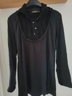 Zwarte blouse Sandwich_ 38/M viscose, Vêtements | Femmes, Blouses & Tuniques, Comme neuf, Noir, Sandwich, Taille 38/40 (M)
