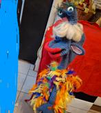 Handpop Alien met mooie veren, Ophalen of Verzenden