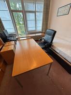Vintage bureau met retour + 2 ladeblokken — Tua, Ophalen, In hoogte verstelbaar, Gebruikt, Bureau