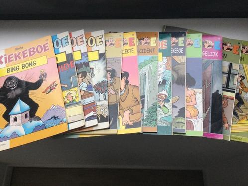 Pakket van 14 strips Kiekeboe in gelezen staat., Boeken, Stripverhalen, Gelezen, Meerdere stripboeken, Ophalen