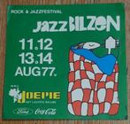 Vintage sticker Jazz Bilzen festival 1977 Joepie autocollant, Comme neuf, Autres types, Enlèvement ou Envoi