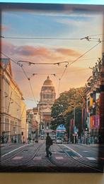 Cadre photo Bruxelles en toile unique à vendre, Enlèvement