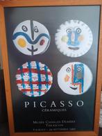 Picasso poster tentoonstelling keramiek, Verzamelen, Posters, Ophalen, Zo goed als nieuw