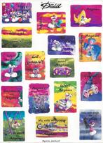 Diddl Duits stickervel Angelika, Collections, Diddl, Enlèvement ou Envoi, Diddl, Comme neuf, Papier, Carte ou Papeterie