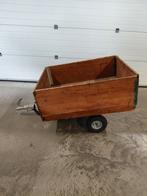 Aanhanger voor zitmaaier - 100x80 cm bakmaat, Tuin en Terras, Ophalen