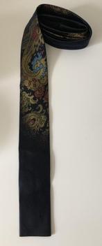 Rechte zijden stropdas – donkerblauw – ongeknoopt, Vêtements | Hommes, Cravates, Bleu, Porté, À motif, Enlèvement ou Envoi