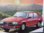 Alfa Romeo 75 1985  NL brochure, Boeken, Auto's | Folders en Tijdschriften, Ophalen of Verzenden, Alfa Romeo