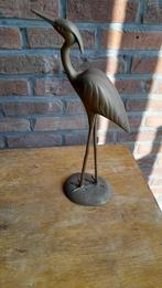 Kraanvogels, flammingo in messing, Antiek en Kunst, Ophalen, Koper