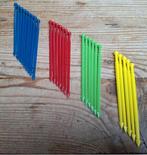 Vintage gekleurde kunststof prikkers, 27 stuks, Antiek en Kunst, Ophalen of Verzenden