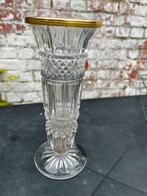 Glazen vaas - hoogte 21cm, Ophalen of Verzenden