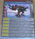 Engelstalige Bakugan kaart: Dragonoid Destroyer (2011), Ophalen of Verzenden, Losse kaart, Zo goed als nieuw