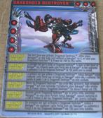 Engelstalige Bakugan kaart: Dragonoid Destroyer (2011), Hobby en Vrije tijd, Ophalen of Verzenden, Losse kaart, Zo goed als nieuw