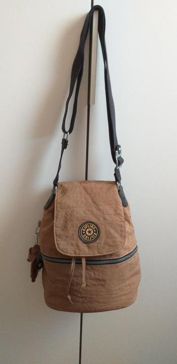 Kipling handtas / schoudertas mokka bruin beschikbaar voor biedingen