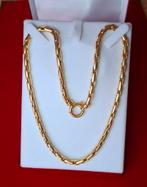 18k gouden halsketting met 750 gestempelde afwerking, Handtassen en Accessoires, Kettingen, Ophalen, Zo goed als nieuw, Goud, Goud