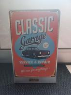 Metalen bord 3ttf editie classic garage op statief, Verzamelen, Ophalen of Verzenden, Zo goed als nieuw
