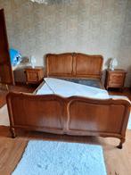bed LOUIS XV / lichte eik/ Metalen ressort / perfecte staat, Antiek en Kunst, Ophalen