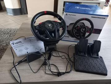 PlayStation Thrustmaster T128 racestuur + pedalen beschikbaar voor biedingen