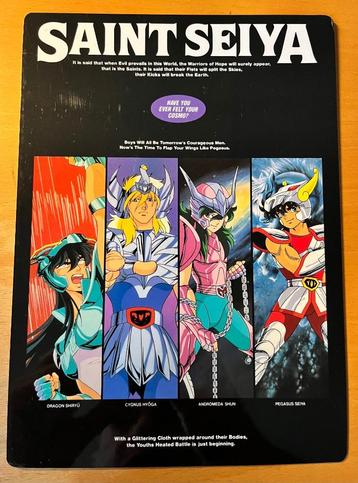 Saint Seiya - Chevaliers du Zodiaque - Shitajiki - RARE, Enlèvement ou Envoi, Comme neuf