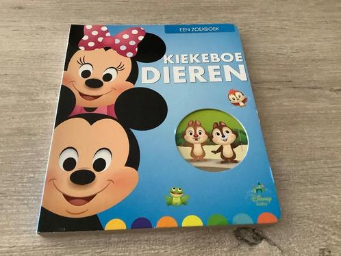 Disney Baby Kiekeboe dieren boek (2019), Boeken, Kinderboeken | Baby's en Peuters, Zo goed als nieuw, 1 tot 2 jaar, Uitklap-, Voel- of Ontdekboek
