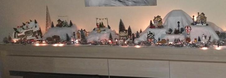 Village de Noël complet, Diversen, Kerst, Zo goed als nieuw, Ophalen