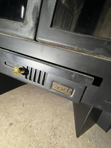 Insert au bois en fer forge, Enlèvement, Comme neuf, Insert