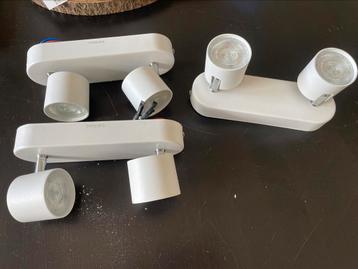 Plafondlamp - wandspots 3 stuks beschikbaar voor biedingen