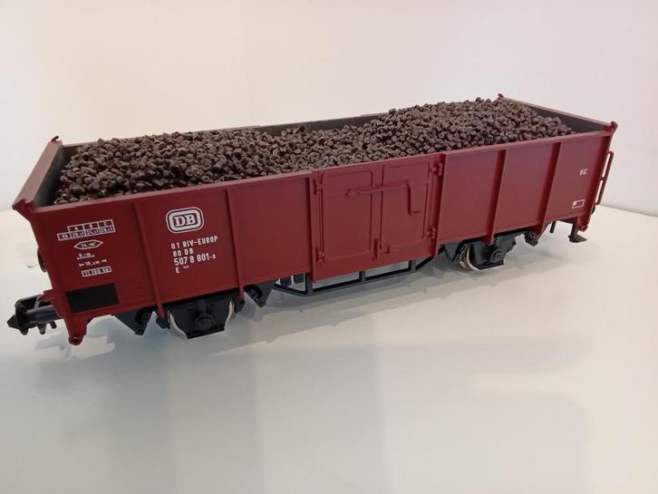 Märklin Spoor 1 Hogeboordwagen met lading., Hobby en Vrije tijd, Modeltreinen | Overige schalen, Nieuw, Wagon, Märklin, Ophalen of Verzenden