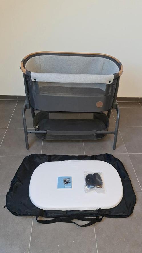 Maxi-Cosi Lora Co-Sleeper – Graphite, in goede staat, Kinderen en Baby's, Babywiegjes en Ledikanten, Zo goed als nieuw, Ophalen of Verzenden