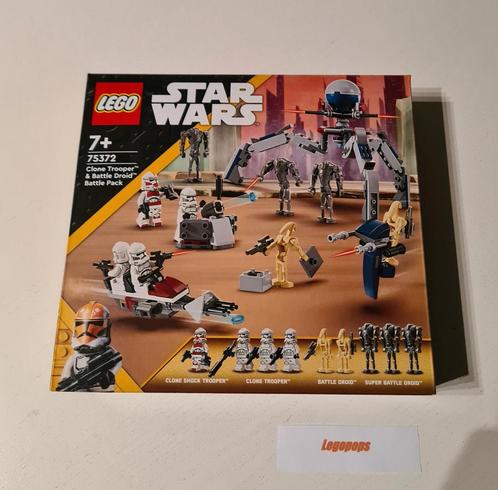 Lego - 75372 - Clone Trooper & Battle Droid Battle Pack, Enfants & Bébés, Jouets | Duplo & Lego, Neuf, Lego, Enlèvement ou Envoi