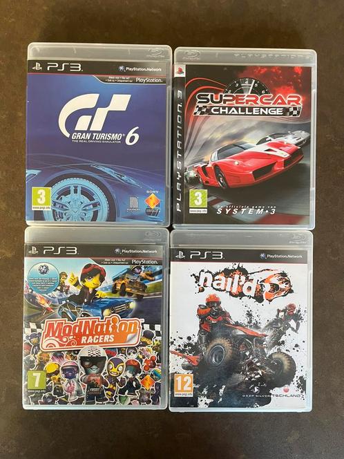 4 leuke Playstation 3 race games, Games en Spelcomputers, Games | Sony PlayStation 3, Zo goed als nieuw, Racen en Vliegen, 2 spelers