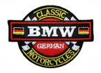 Patch BMW German Classic Motorcycles - 82 x 62 mm, Hobby en Vrije tijd, Kledingapplicaties en Hotfix, Ophalen of Verzenden, Nieuw