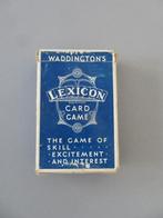 oude speelkaarten Waddington,s Lexicon card game alphabet, Verzamelen, Speelkaarten, Jokers en Kwartetten, Verzenden, Zo goed als nieuw