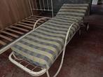 Metalen ligzetel voor in de tuin, Tuin en Terras, Ligbedden, Ophalen, Gebruikt, Metaal, Verstelbaar