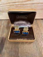 Manchet knopen plaque d’or, Handtassen en Accessoires, Manchetknopen, Ophalen of Verzenden, Gebruikt, Overige materialen, Verguld
