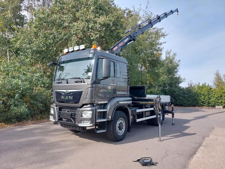 MAN TGS 18.320 4x4H-HIAB 162 E5-27.000km! TOP LKW (bj 2019), Auto's, Vrachtwagens, Bedrijf, Te koop, 4x4, Airconditioning, Boordcomputer